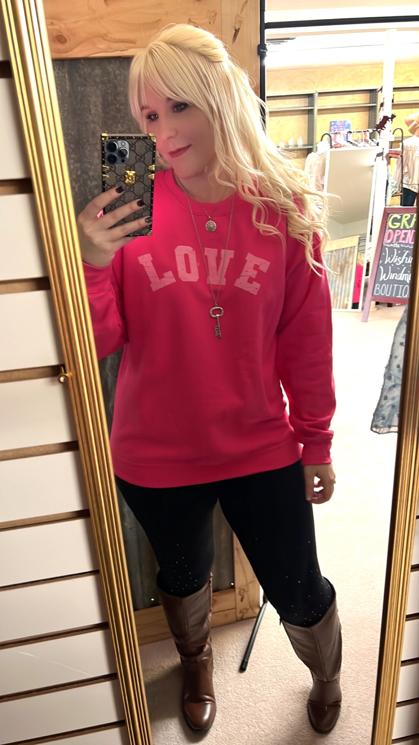 Pink LOVE Sweatshirt